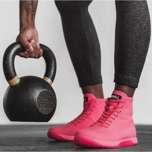 NoBull Women's Neon Pink High-Top Impact Size 7 - Picture 4 of 10